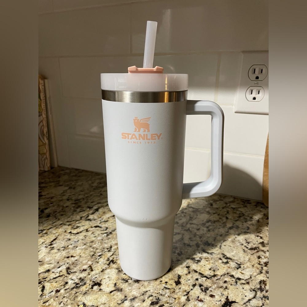 Stanley 40 oz. Tumbler in the color CLOUD. Original version.